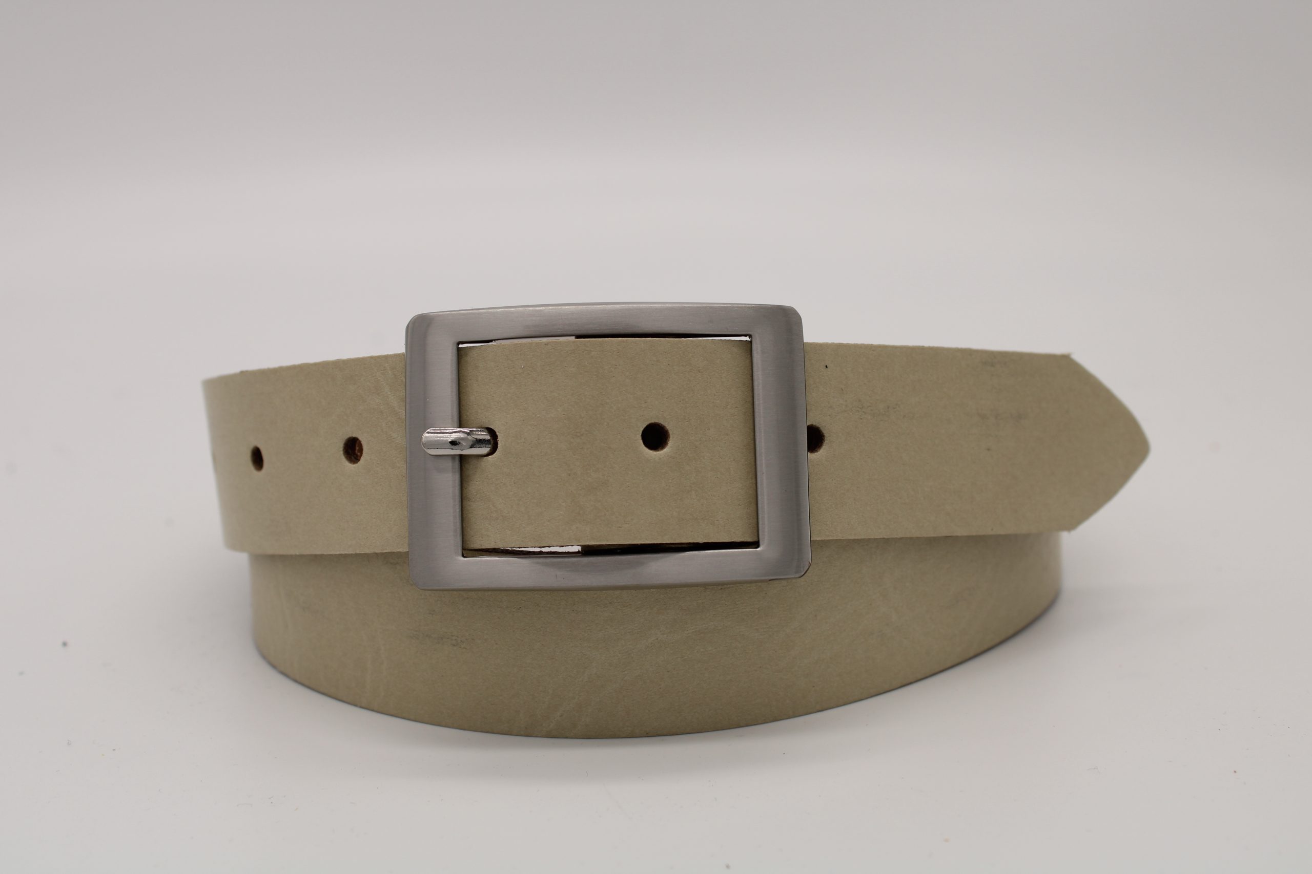Schlichter Ledergürtel mit – Schließe Accessoires doppelseitiger Annamatoni